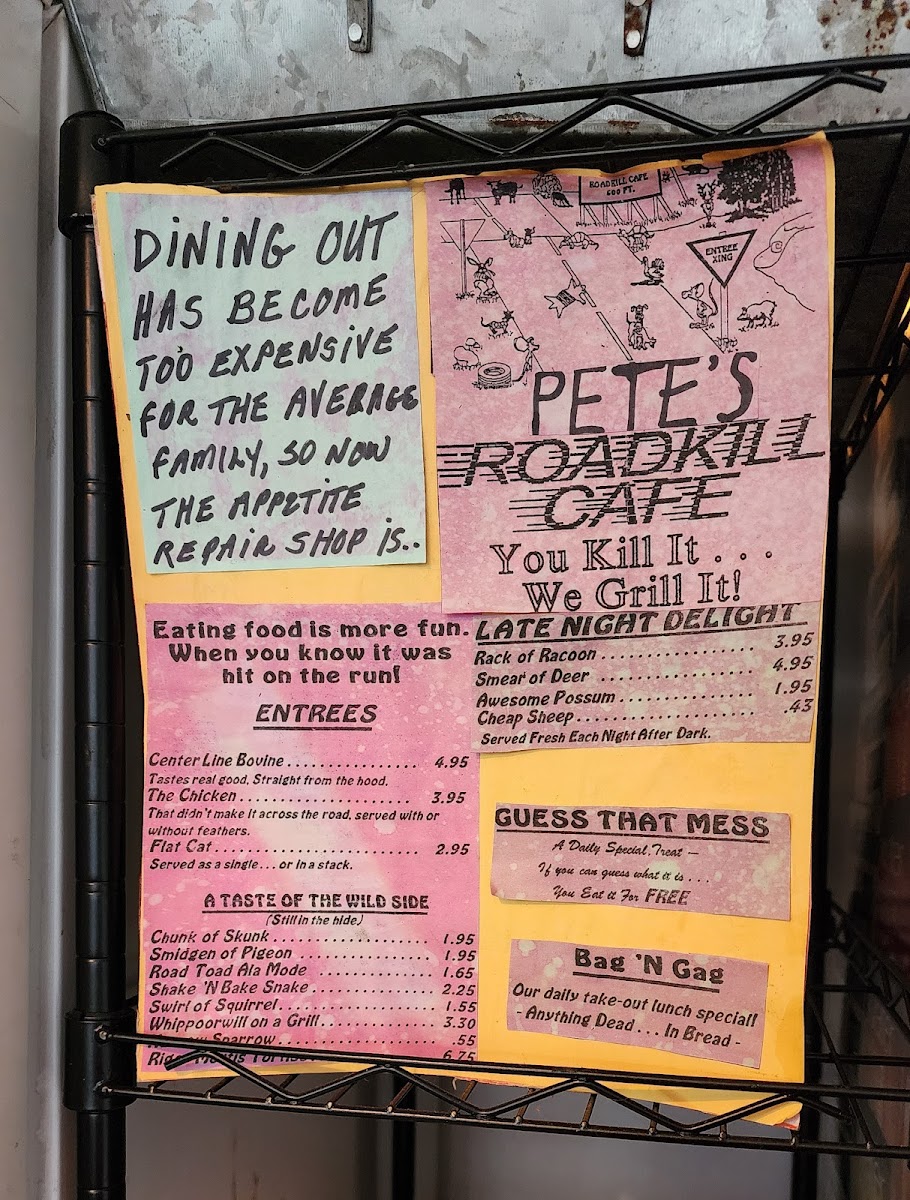Appetite Repair Shop Menu Photo 2