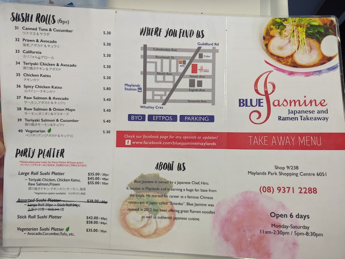Blue Jasmine Menu Photo 2