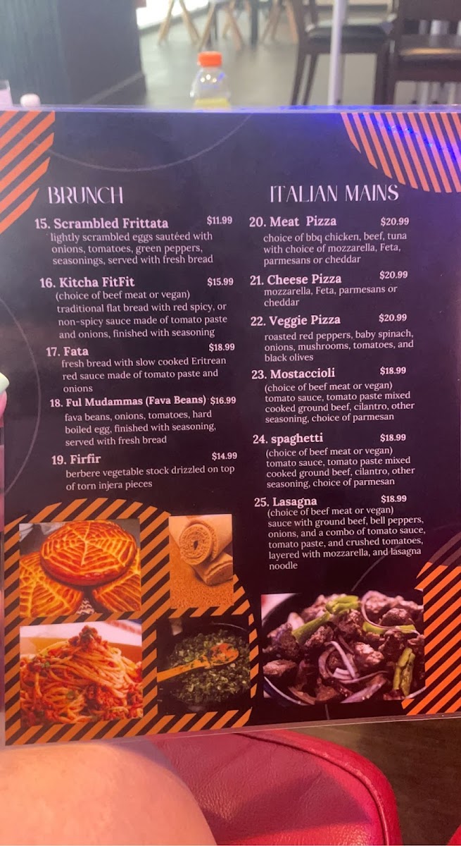 Dahlak Eritrean Restaurant & Bar Menu Photo 5