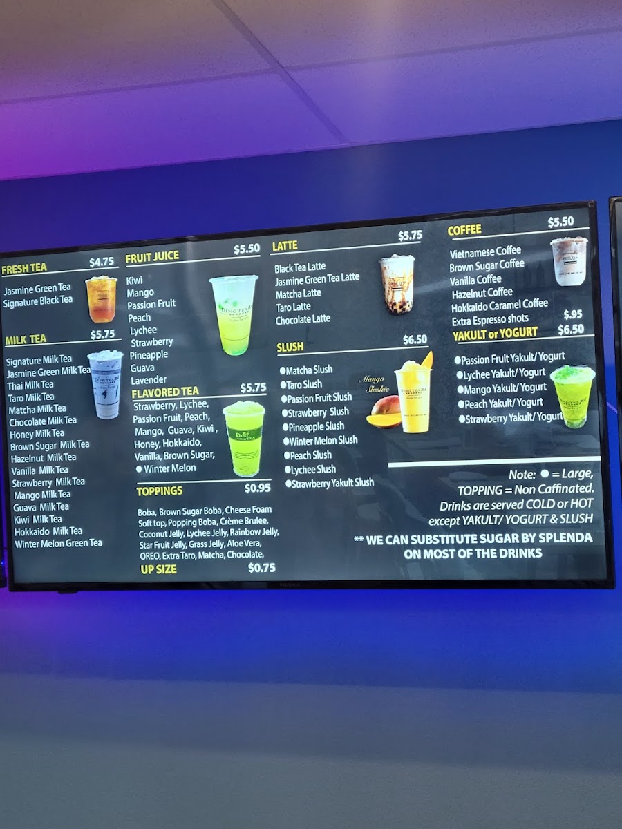 Ding Tea Menu Photo 3