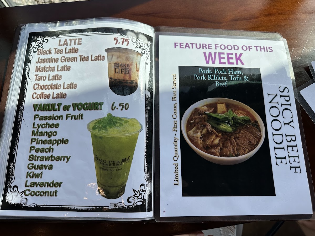 Ding Tea Menu Photo 9