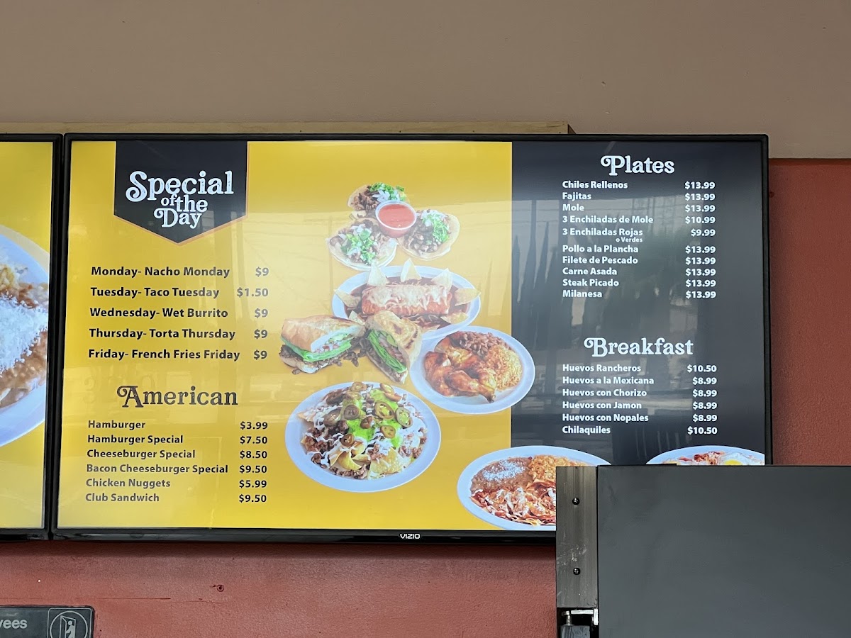 El Mixteca Restaurant Menu Photo 4