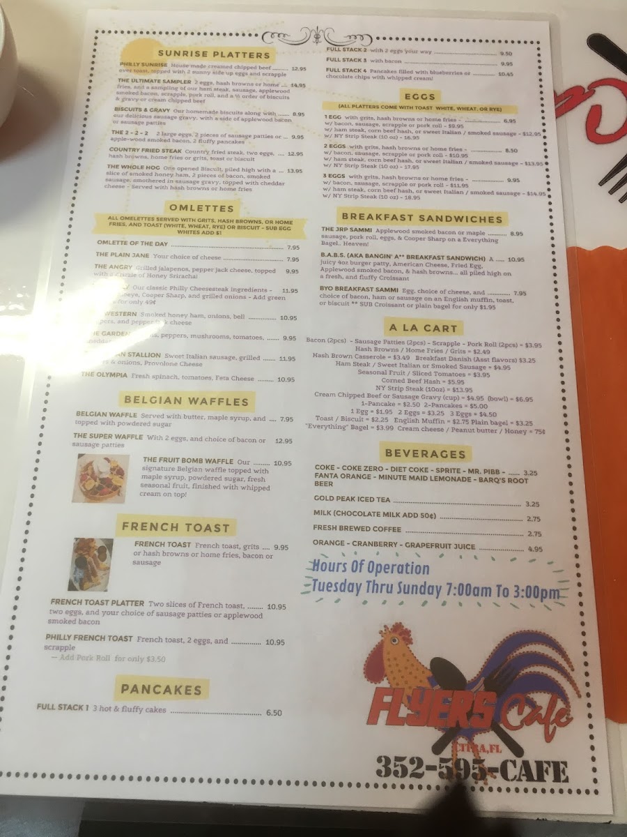 Flyers Cafe Menu Photo 6