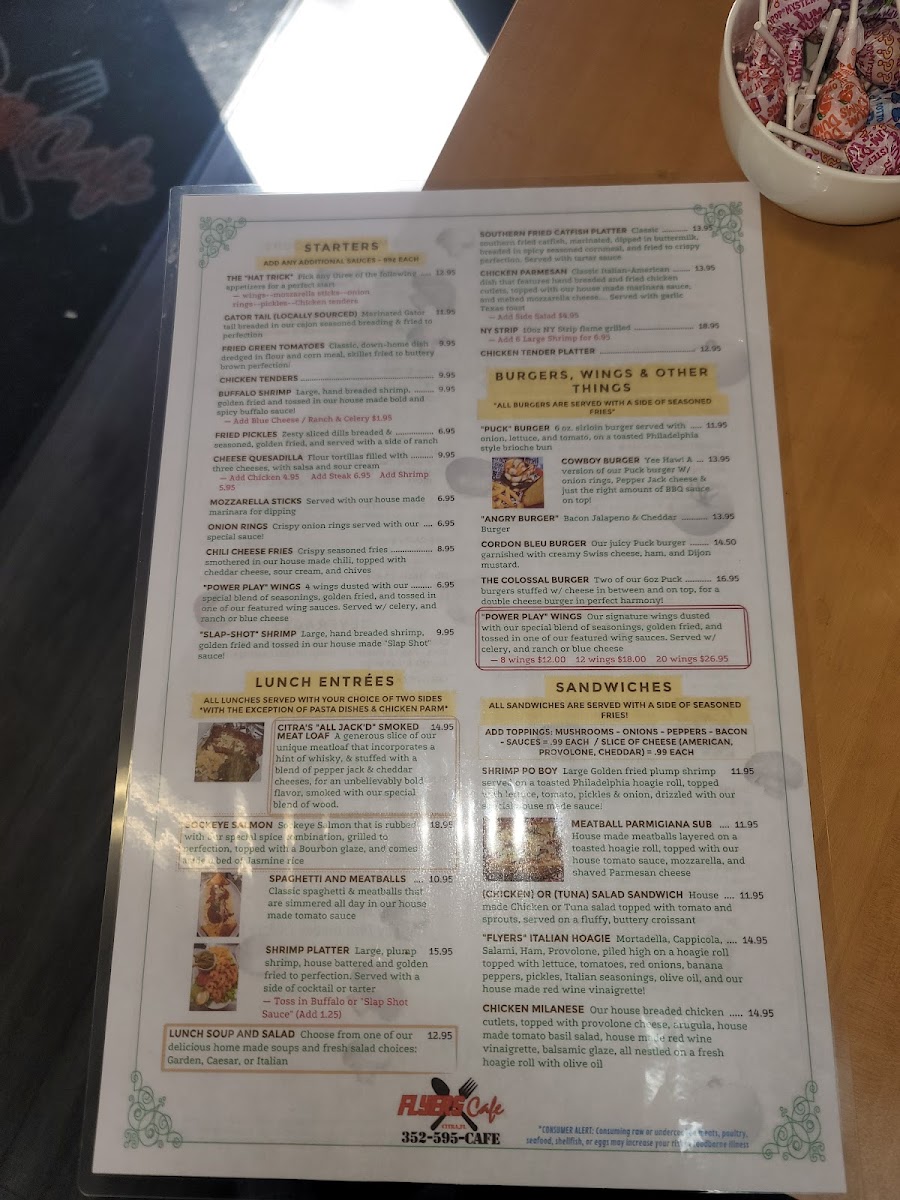 Flyers Cafe Menu Photo 9