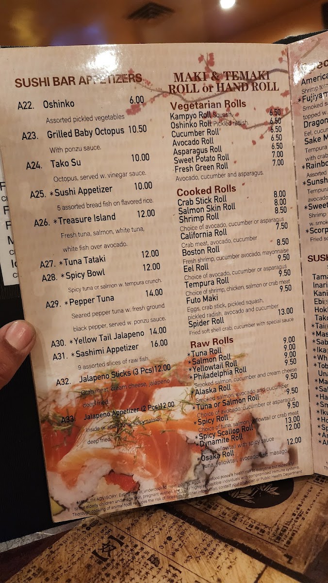 Fujiyama Japanese Restaurant Menu Photo 10