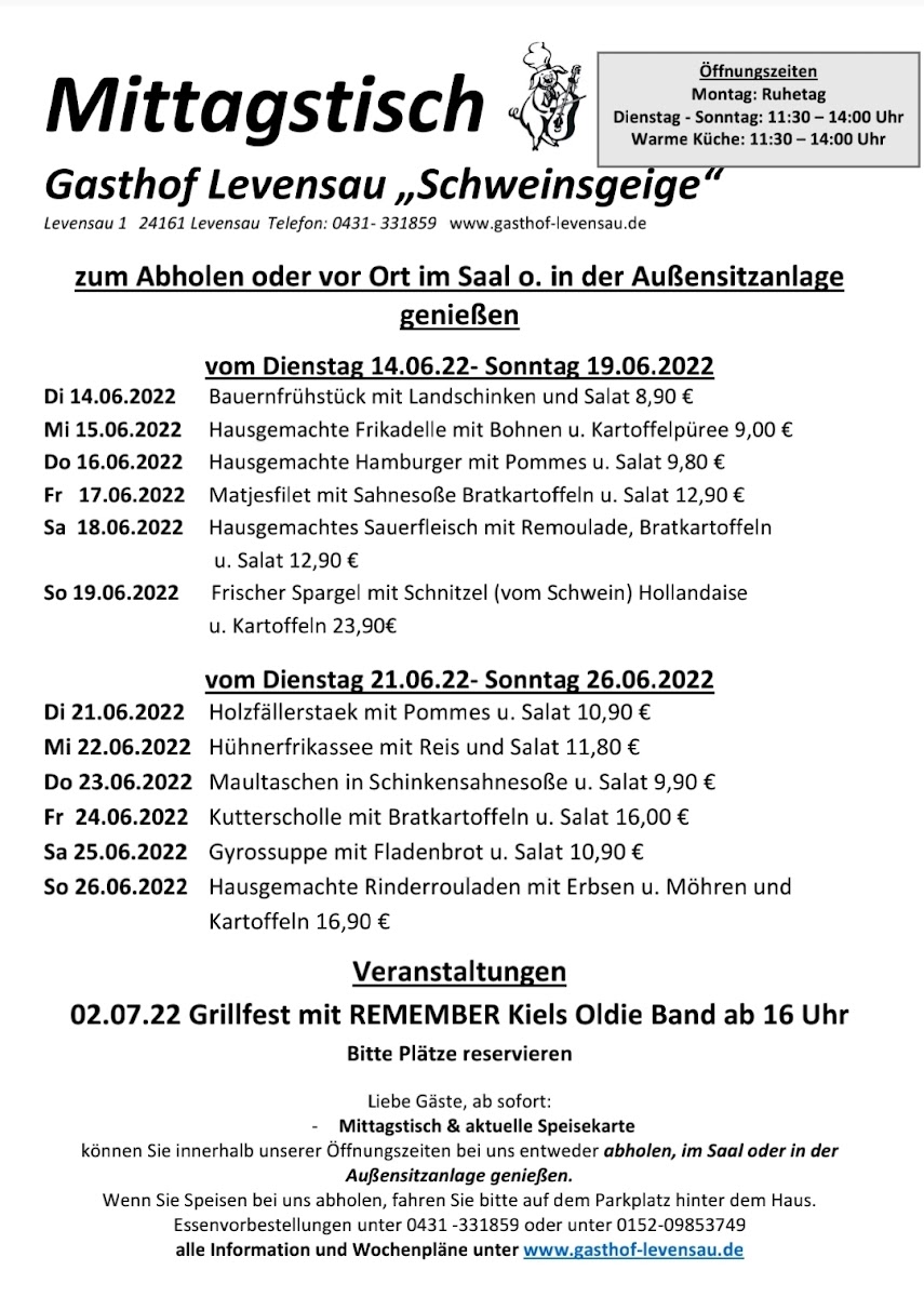 Gasthof Levensau Schweinsgeige Menu Photo 1