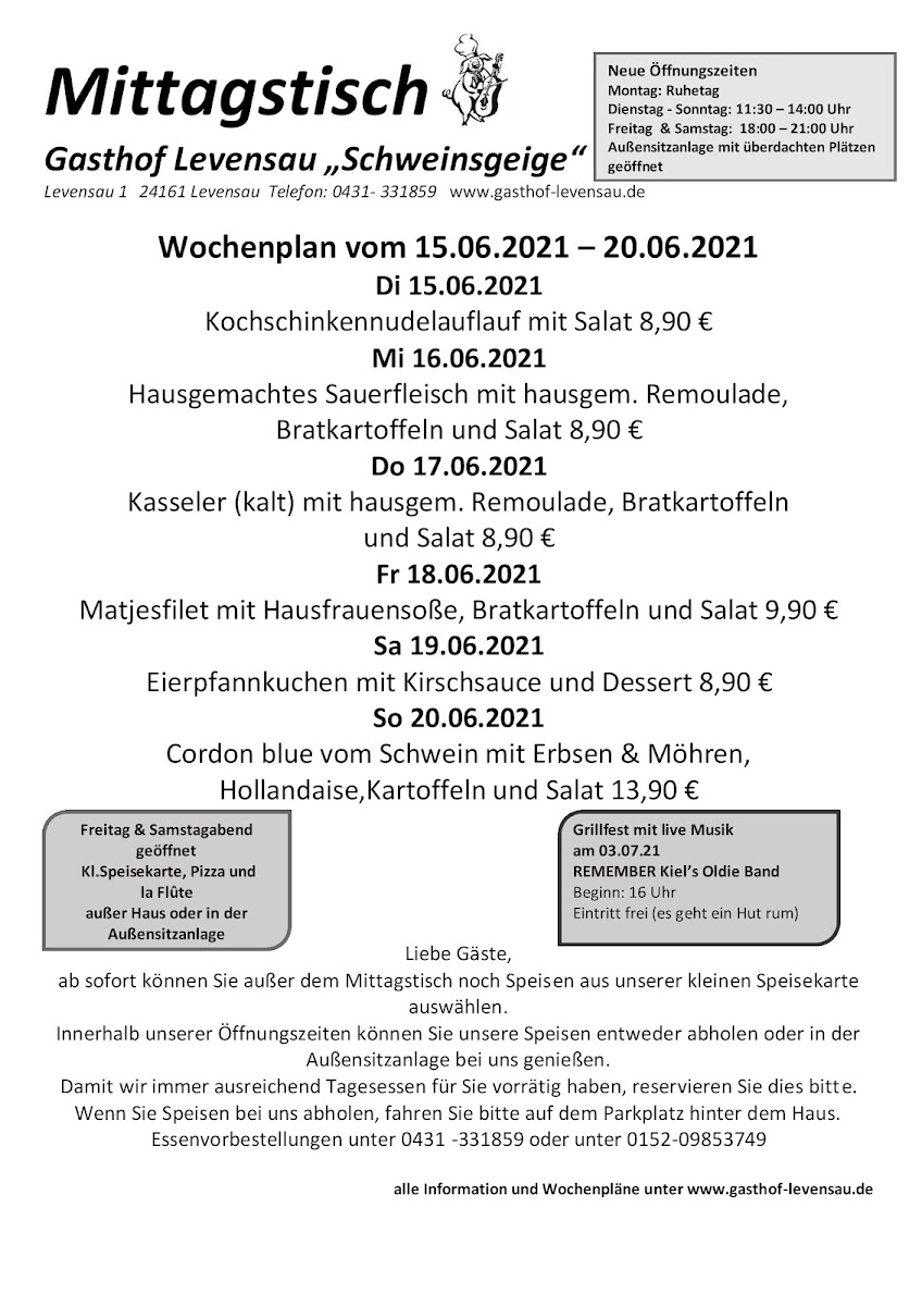Gasthof Levensau Schweinsgeige Menu Photo 2