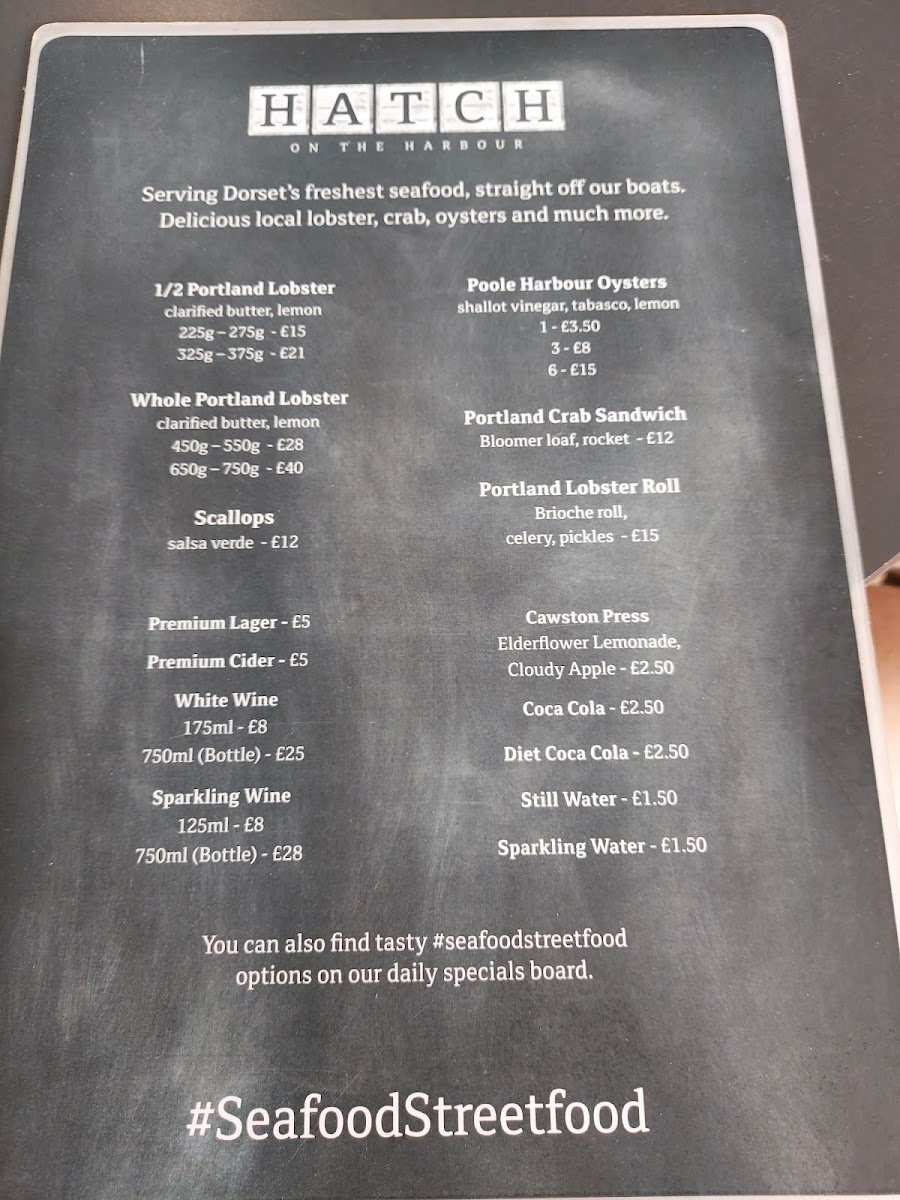 Hatch On The Harbour Menu Photo 6