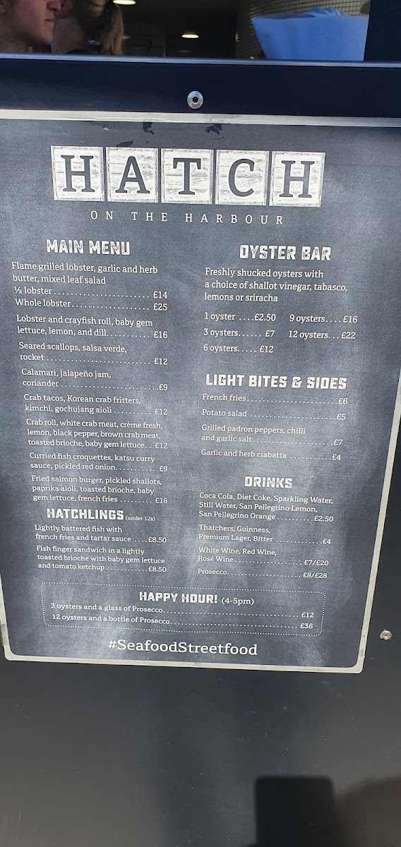 Hatch On The Harbour Menu Photo 8