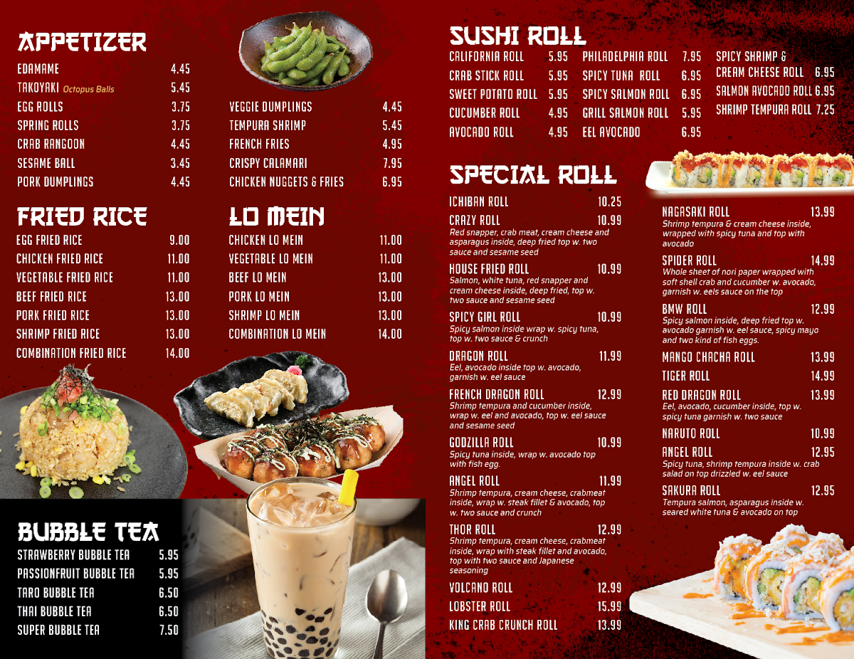 Ichiban Ramen And Sushi Menu Photo 1