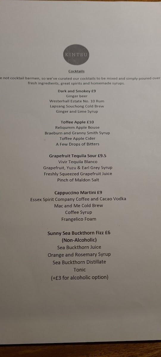 Kintsu Menu Photo 10