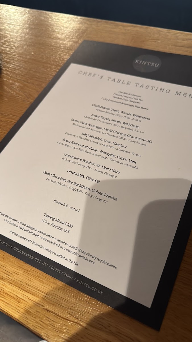 Kintsu Menu Photo 6