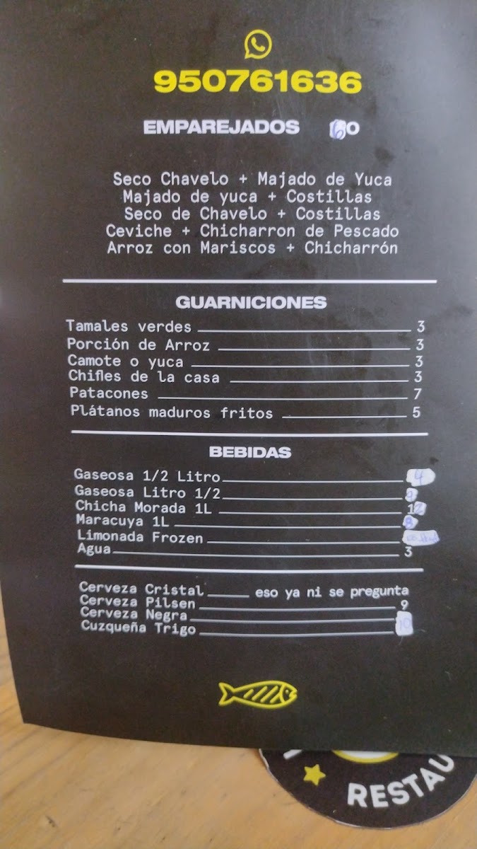 La Chinita Pescados Carnes Y Mariscos Menu Photo 2