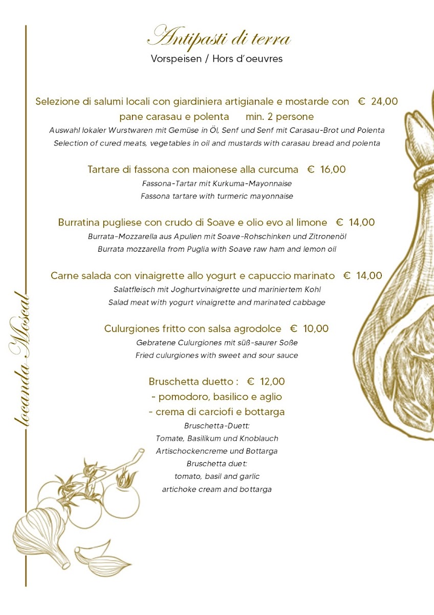 Locanda Moscal Affi Menu Photo 4