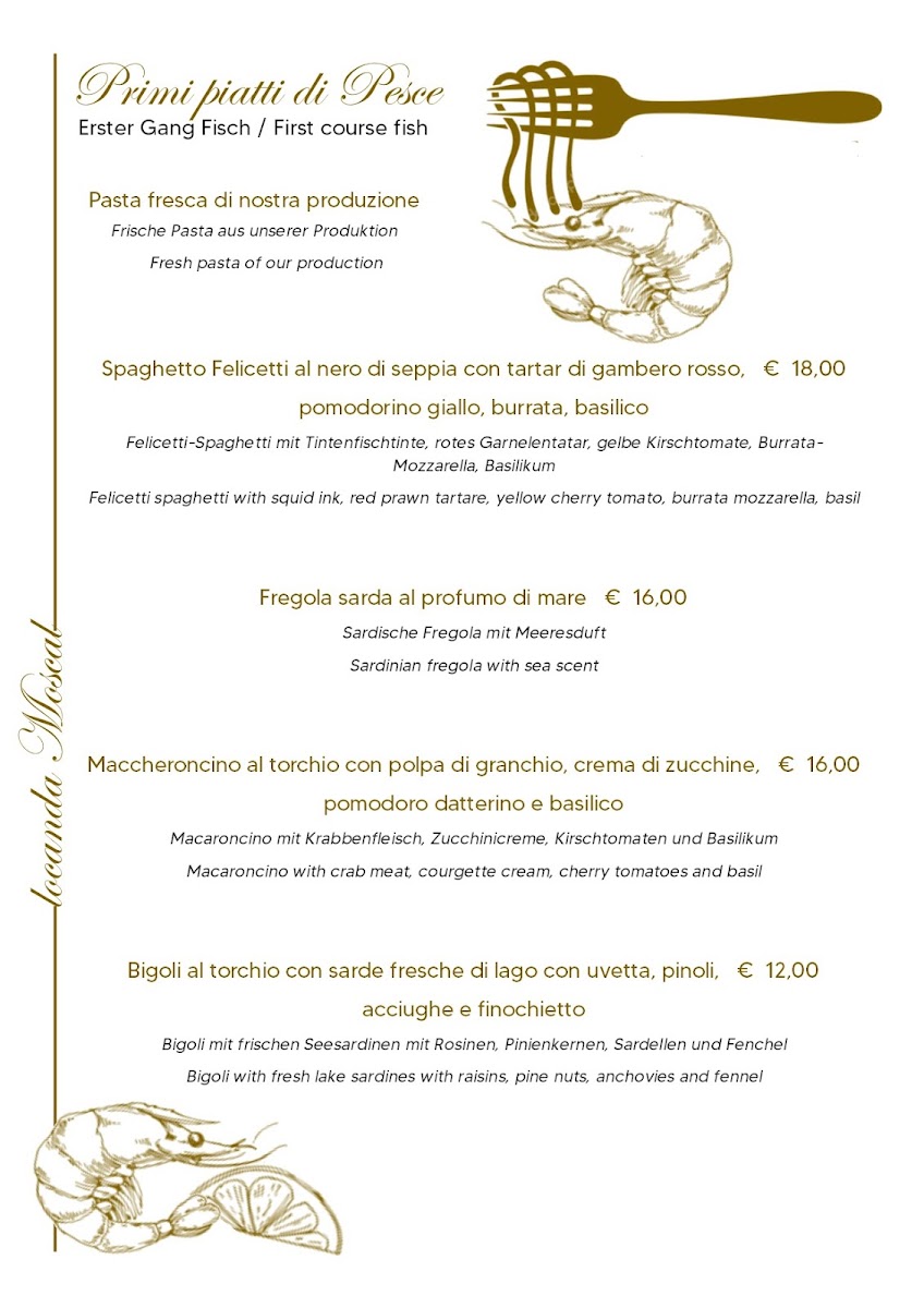 Locanda Moscal Affi Menu Photo 6
