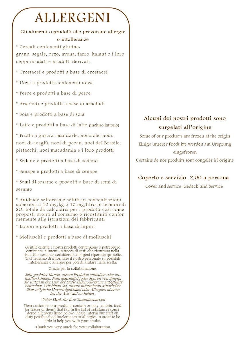 Locanda Moscal Affi Menu Photo 8