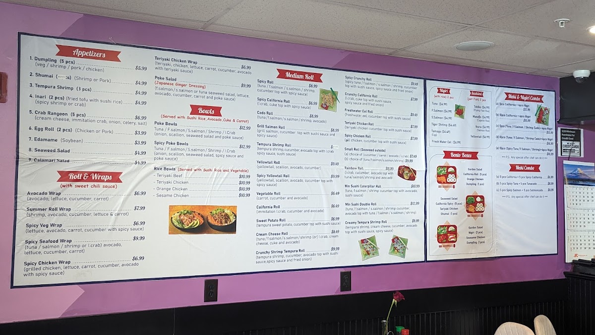 Min Sushi & Ramen Bowl Menu Photo 8