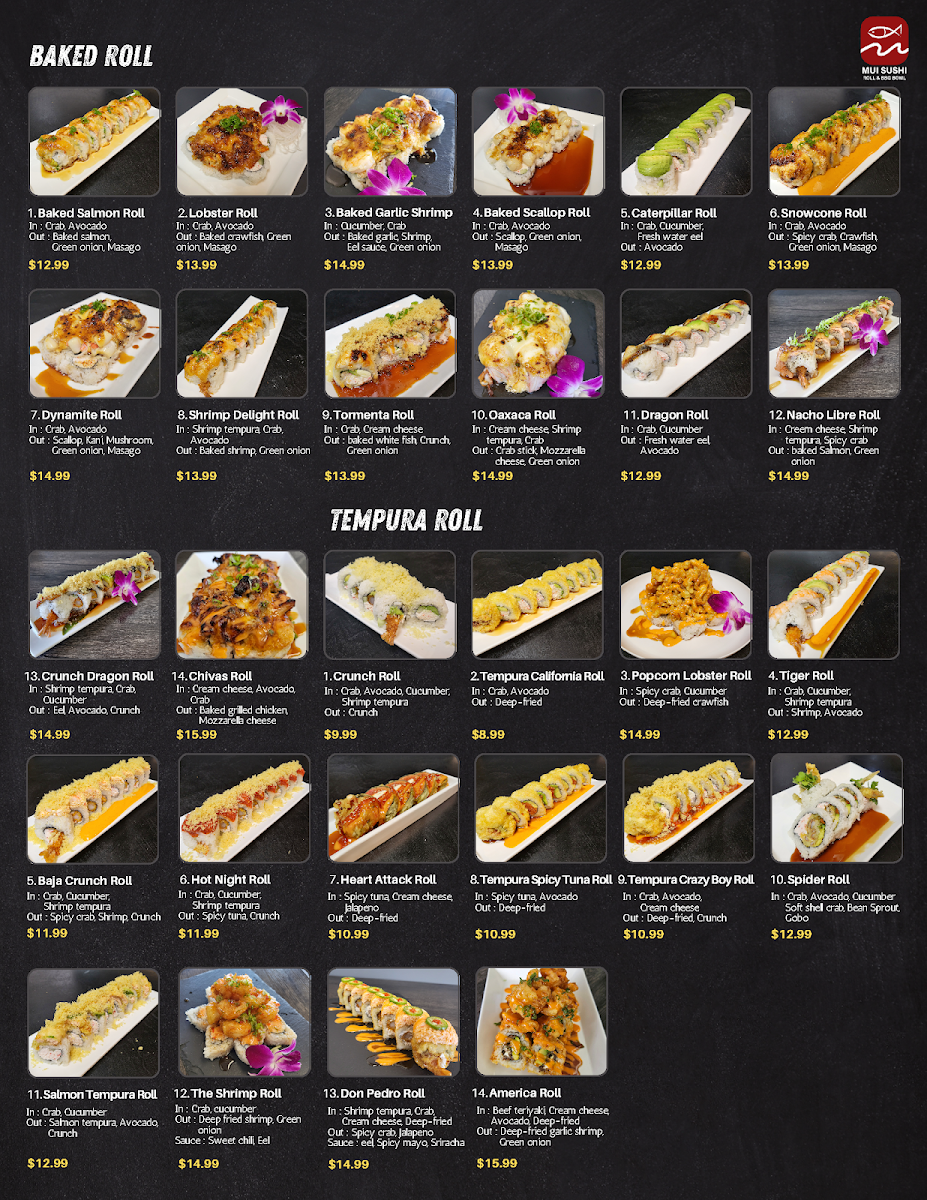 Mui Sushi Menu Photo 3