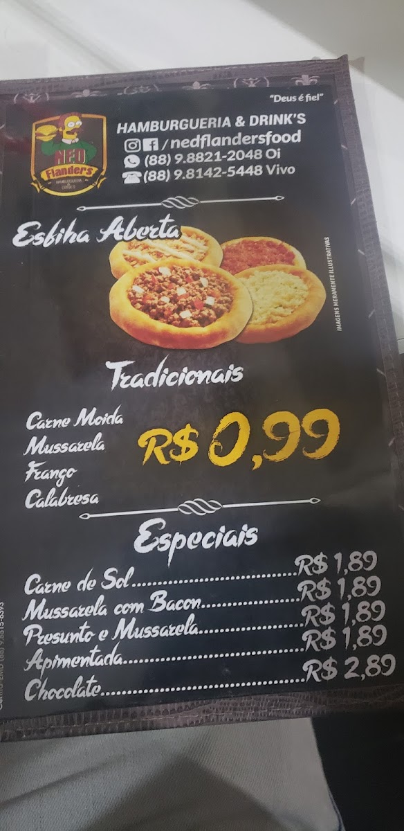 Ned Flanders Foods Menu Photo 3