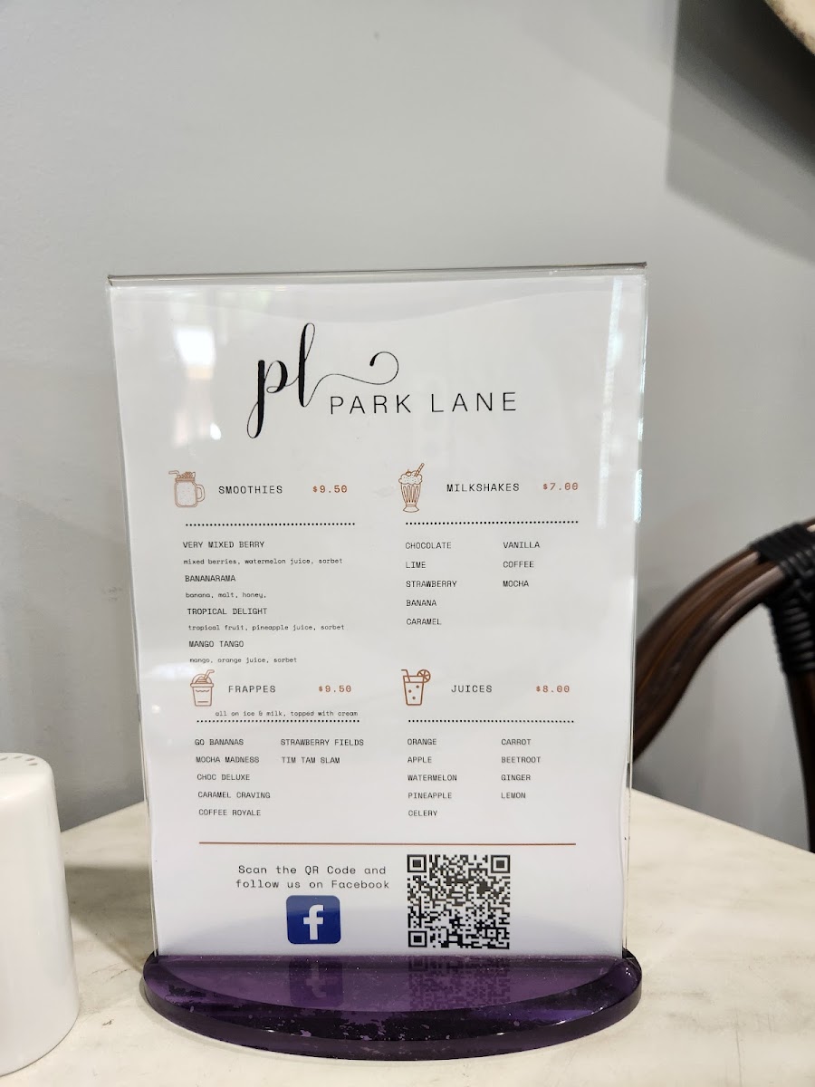 Park Lane Cafe Menu Photo 5
