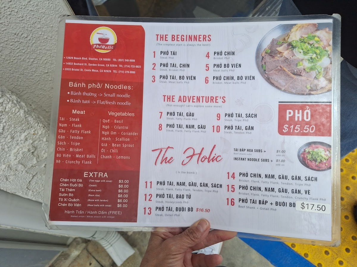 Phởholic Menu Photo 5