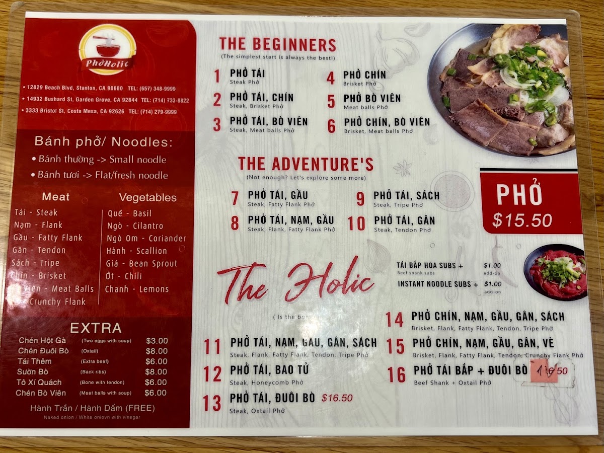 Phởholic Menu Photo 7