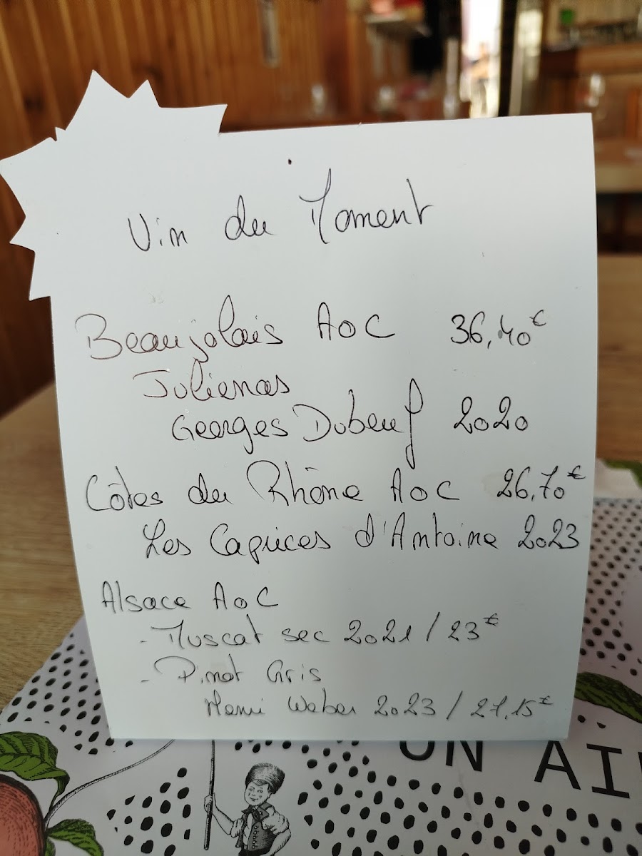 Restaurant De La Bruche Menu Photo 9