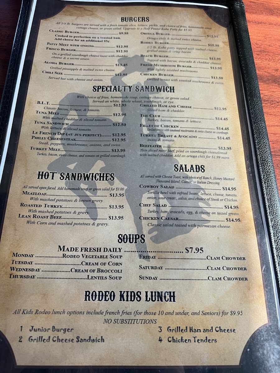 Rodeo Café Menu Photo 5