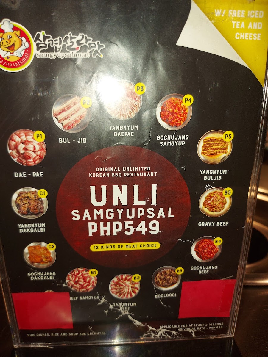 Samgyupsahl Restobar Menu Photo 3
