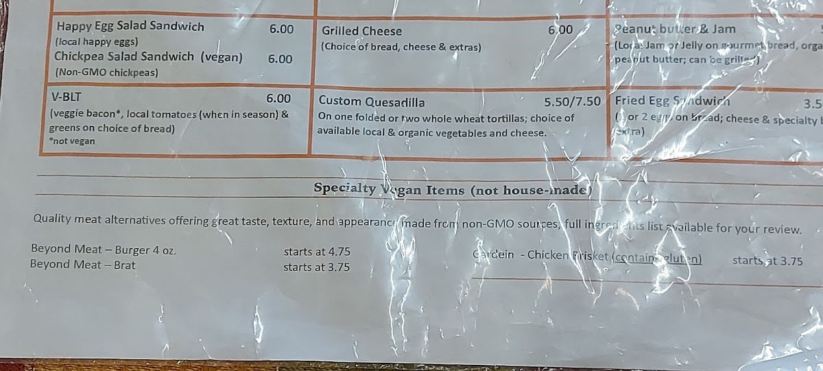 Seasons' Eatings Menu Photo 2