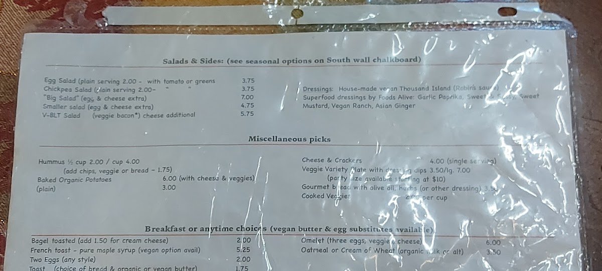 Seasons' Eatings Menu Photo 3