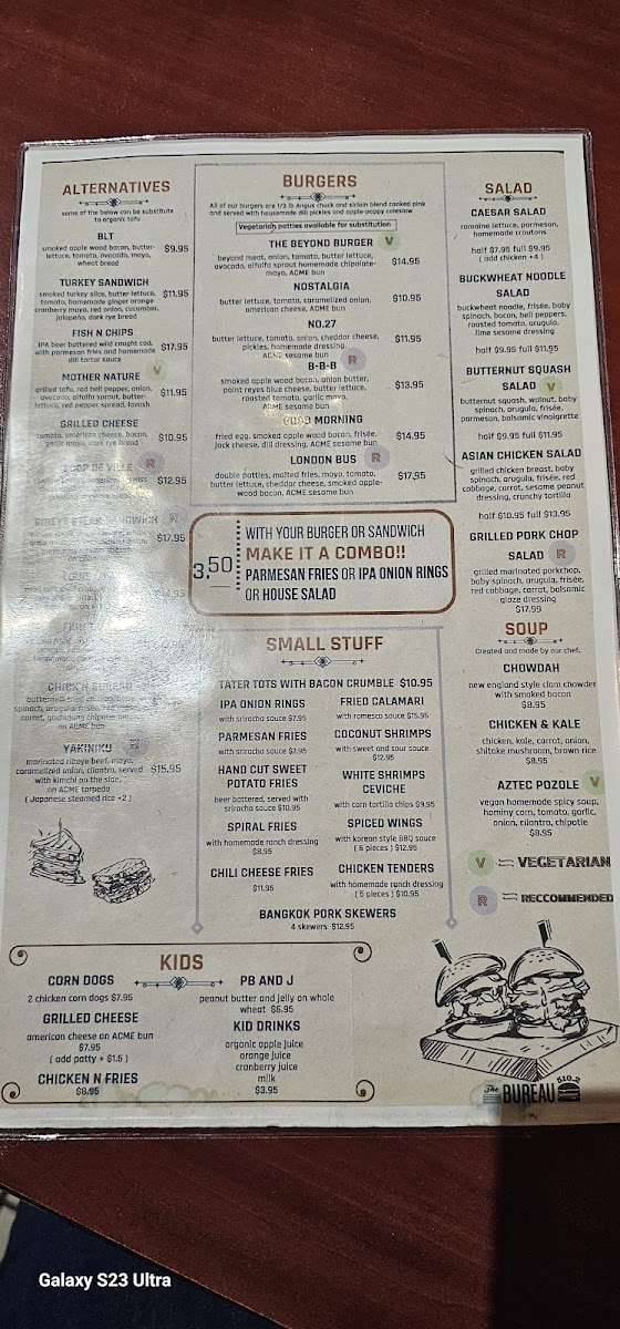 The Bureau 510 Menu Photo 3