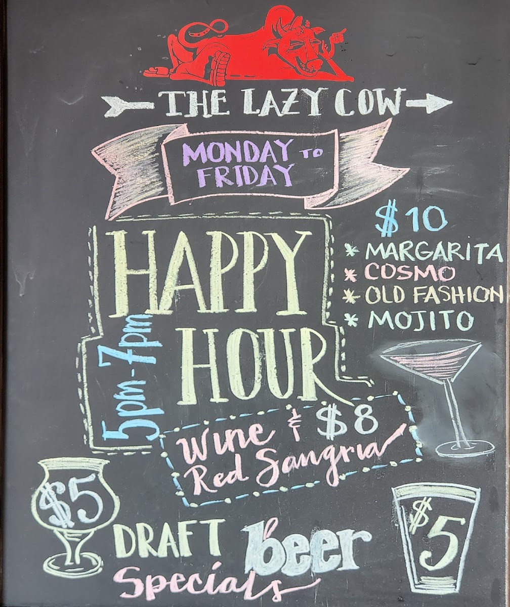The Lazy Cow Menu Photo 10