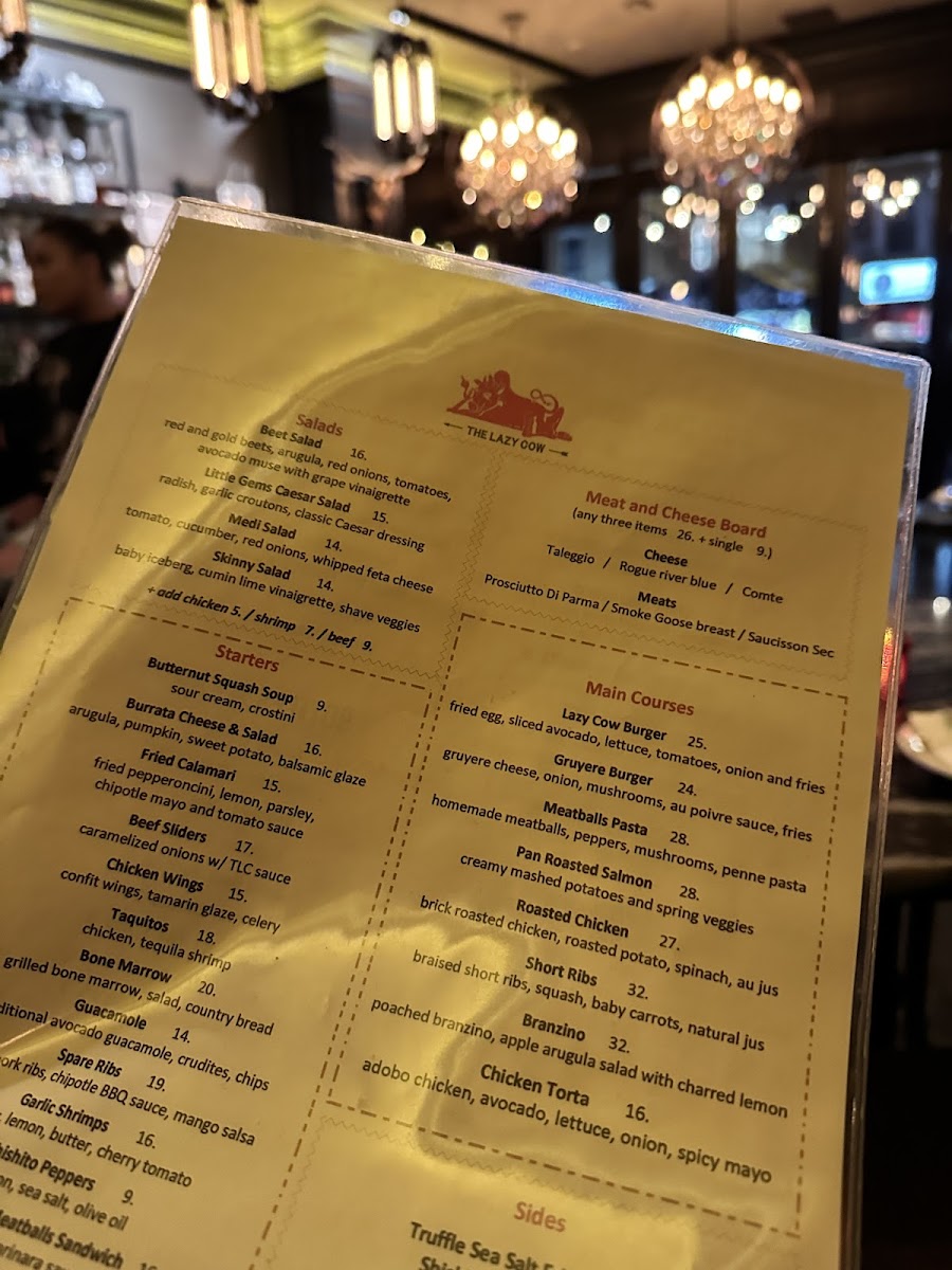 The Lazy Cow Menu Photo 7