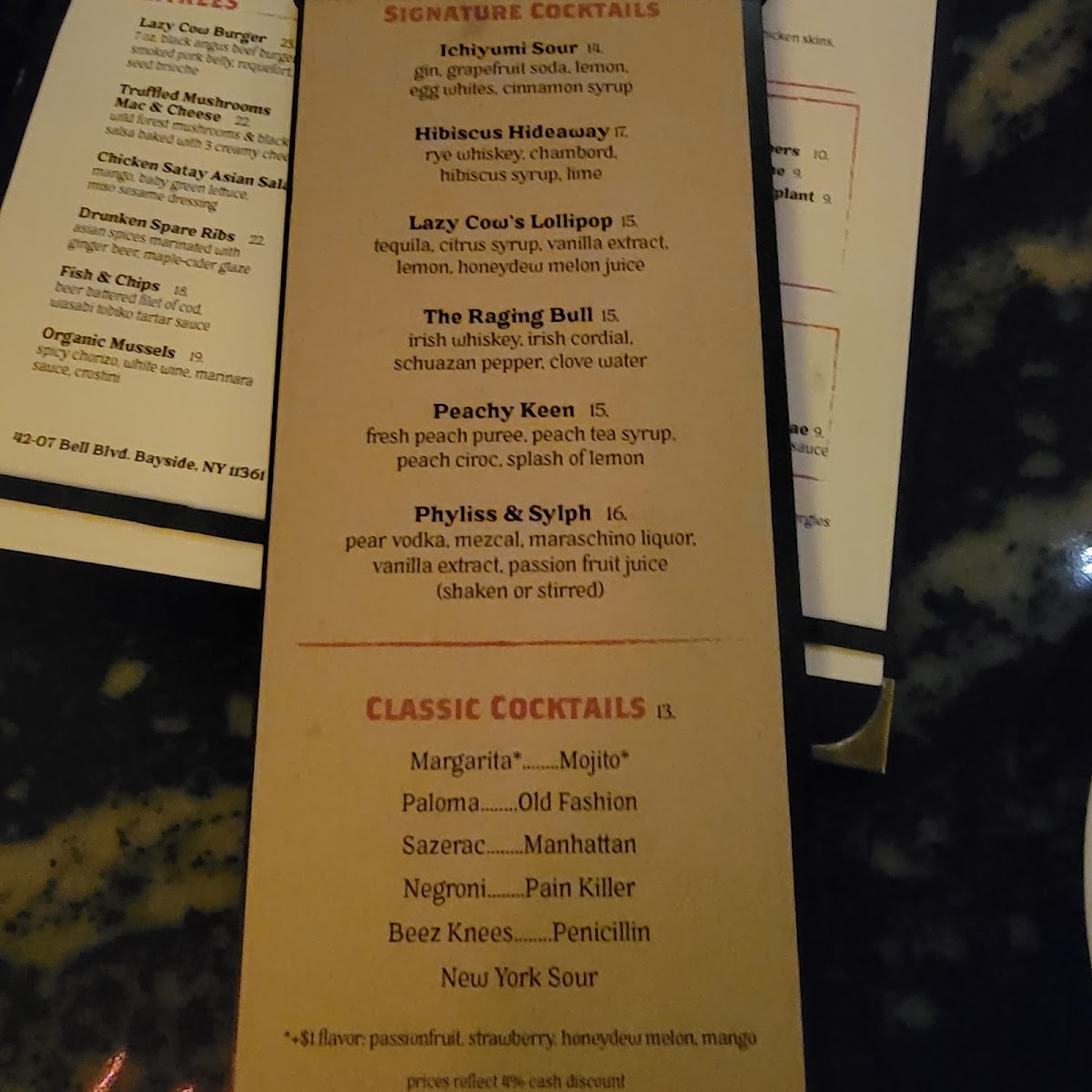 The Lazy Cow Menu Photo 8