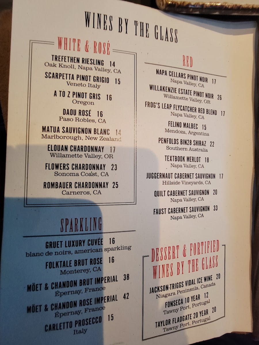 The Phoenician Tavern Menu Photo 1