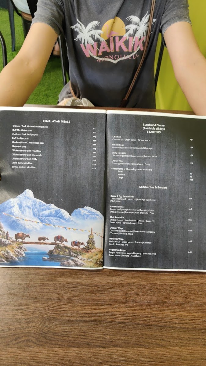 The Revised Cafe Menu Photo 2