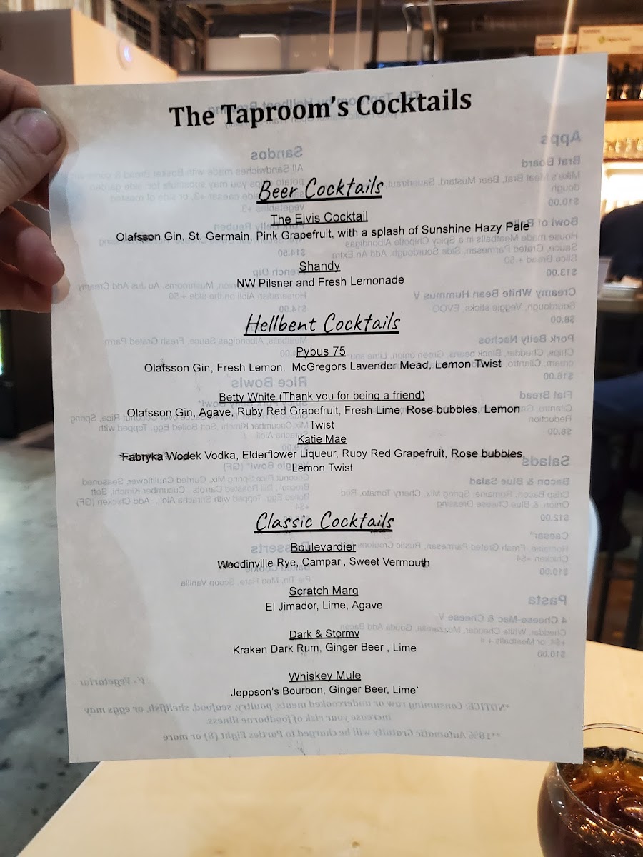The Taproom By Hellbent Brewing Menu Photo 7
