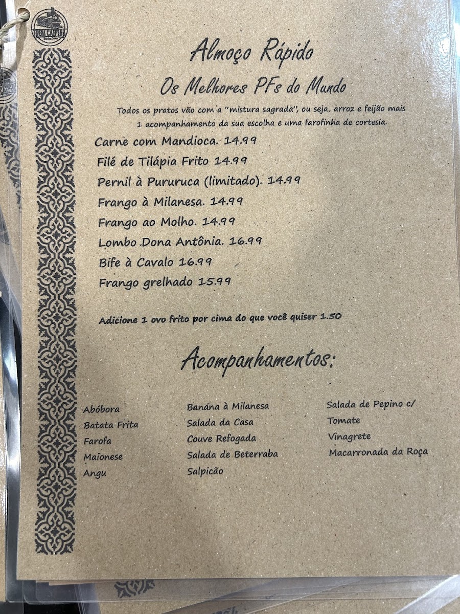 Trem Caipira Brazilian Cuisine Menu Photo 2